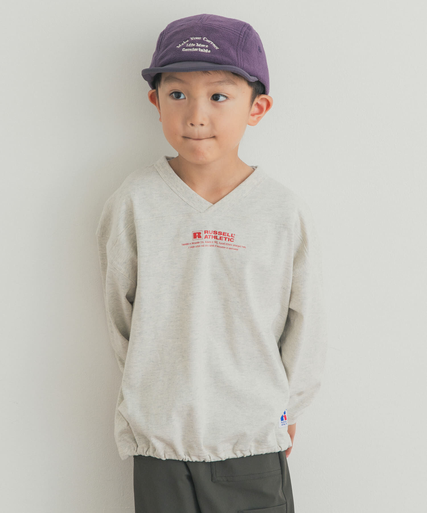 URBAN RESEARCH DOORS「フリースジェットキャップ(KIDS)」|その他|パープル