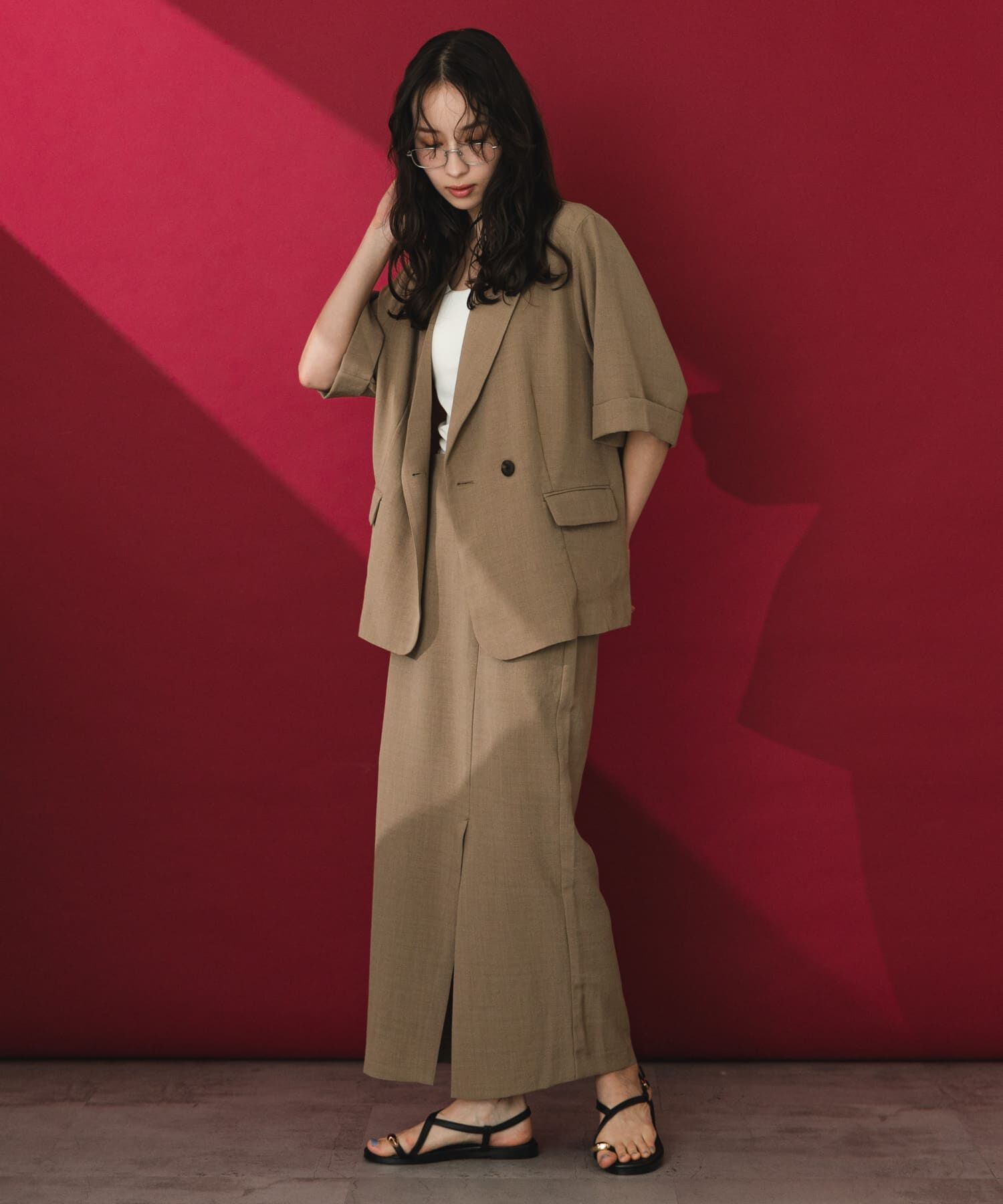 SENSE OF PLACE by URBAN RESEARCH「『一部WEB限定カラー』『UR TECH DRYLUXE』リネンライクジャケット」|その他|