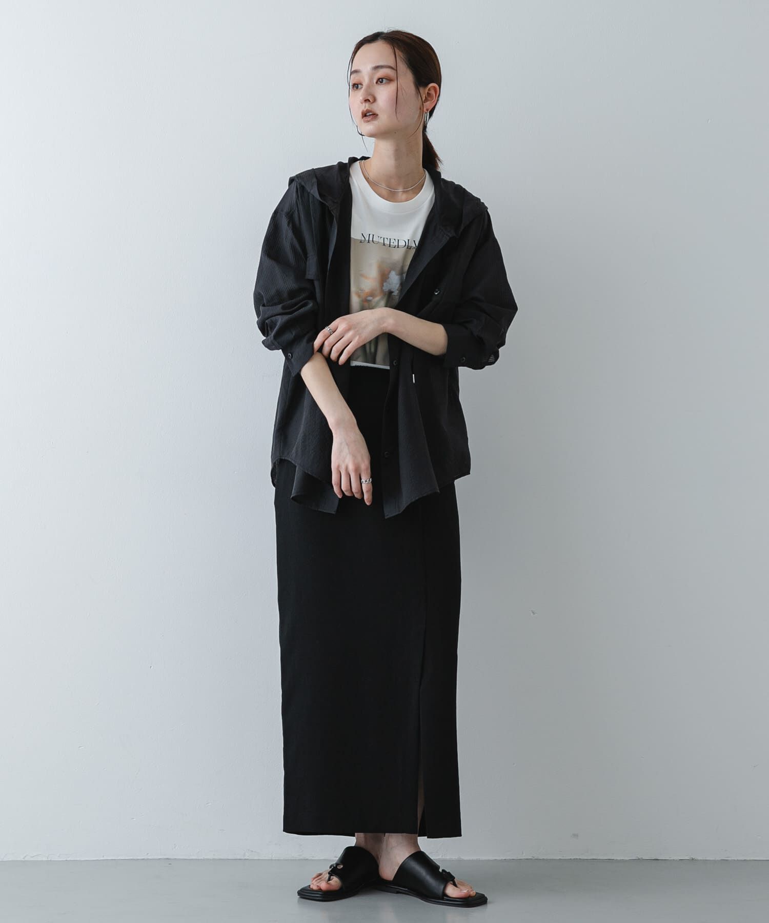 SENSE OF PLACE by URBAN RESEARCH「シアーフーディシャツ」|シャツ・ブラウス|