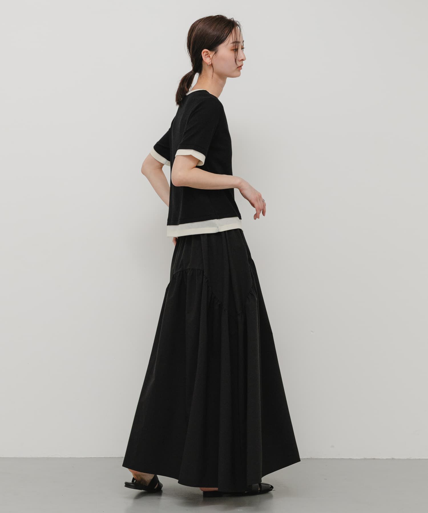 SENSE OF PLACE by URBAN RESEARCH「ヘンリーネックレイヤードトップ(半袖)」|Tシャツ・カットソー|