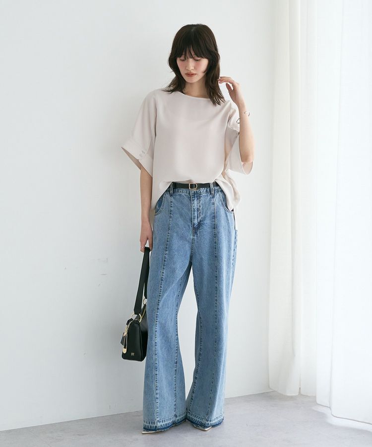 YECCA VECCA「【story.】レザーカーブトップハンドバッグ」|ハンドバッグ|