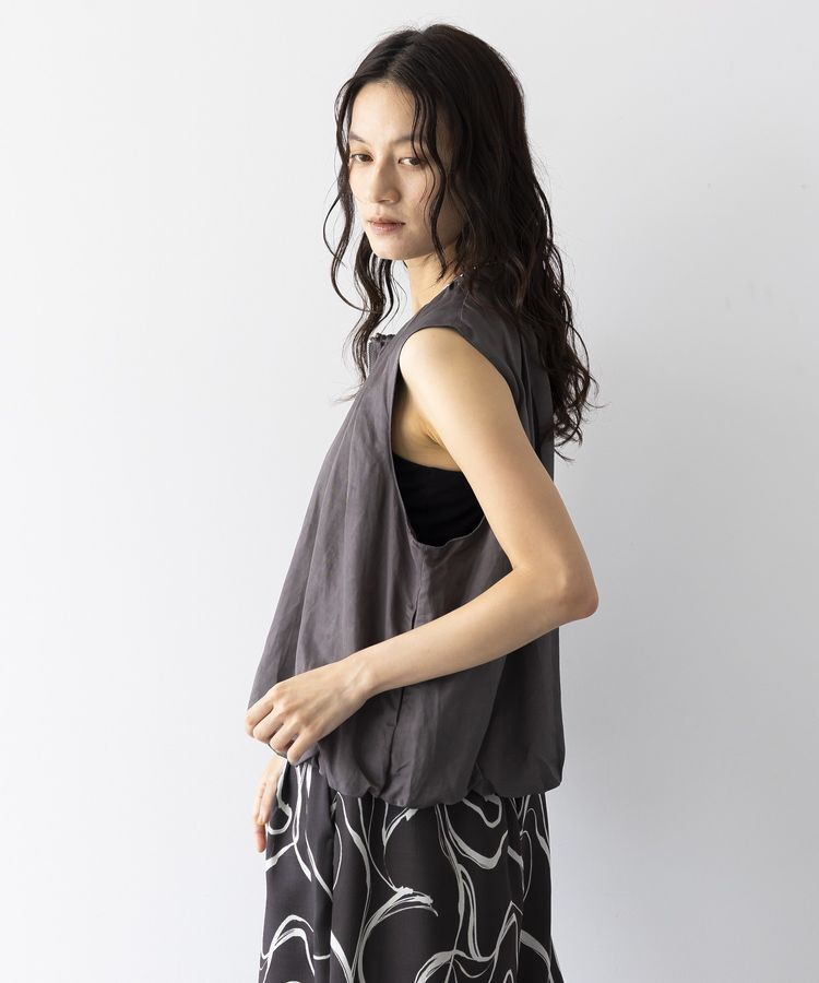 GARAGE OF GOOD CLOTHING「ネック＆ヘムギャザージレ」|ベスト・ジレ|