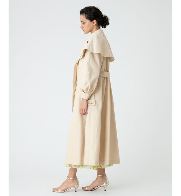 LOULOU WILLOUGHBY「【LOULOU WILLOUGHBY】グログランドレスコート」|ダッフルコート|