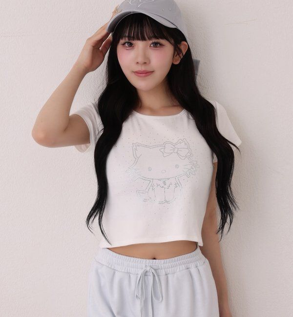  「【チャーミーキティ】ラインストーンTee」|その他|