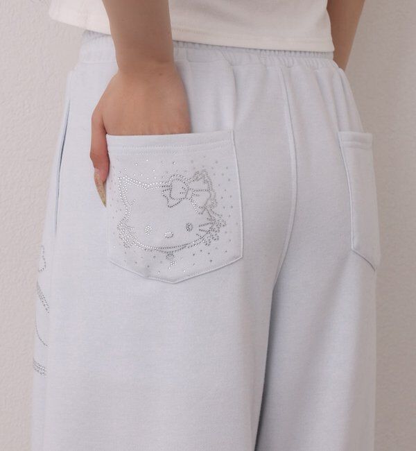  「【チャーミーキティ】ラインストーンスウェットパンツ」|その他|
