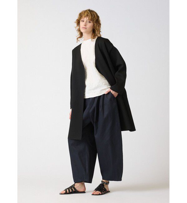 mizuiro ind「mizuiro ind Vネックニットジャケット」|カーディガン|