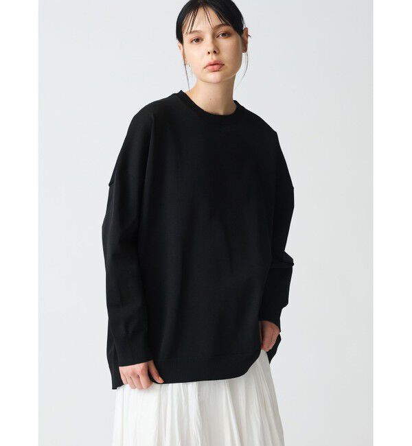 mizuiro ind「mizuiro ind クルーネックプルオーバー」|ニット・セーター|