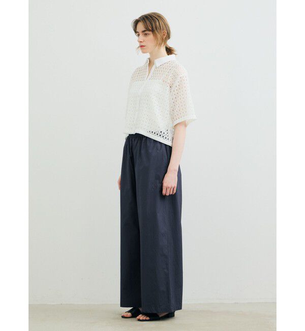 MARMARMAR「MARMARMAR メッシュレースボックスシャツ」|シャツ・ブラウス|