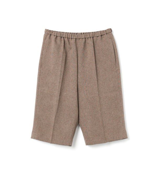 mizuiro ind「mizuiro ind センタープレスショートパンツ」|その他|ブラウン