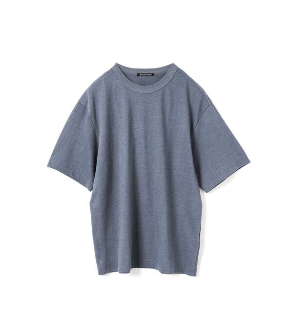 mizuiro ind「mizuiro ind クルーネックワイドTシャツ」|Tシャツ・カットソー|ブルーグレー