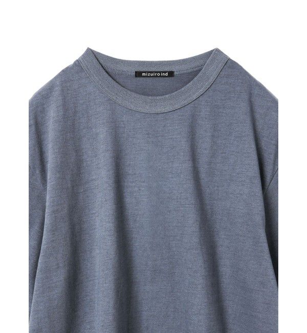 mizuiro ind「mizuiro ind クルーネックワイドTシャツ」|Tシャツ・カットソー|