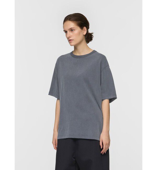mizuiro ind「mizuiro ind クルーネックワイドTシャツ」|Tシャツ・カットソー|