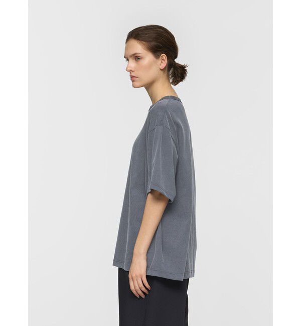 mizuiro ind「mizuiro ind クルーネックワイドTシャツ」|Tシャツ・カットソー|