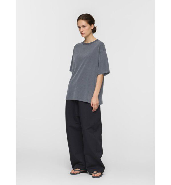 mizuiro ind「mizuiro ind クルーネックワイドTシャツ」|Tシャツ・カットソー|
