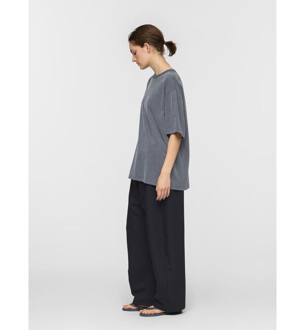 mizuiro ind「mizuiro ind クルーネックワイドTシャツ」|Tシャツ・カットソー|