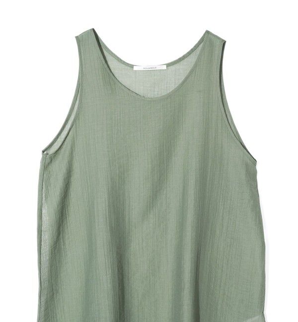 MIDIUMISOLID「MIDIUMISOLID for Ladies レイヤードシアーワンピース」|ワンピース|