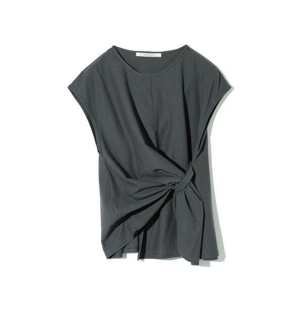 MIDIUMISOLID「MIDIUMISOLID for Ladies ドレープツイストノースリーブ」|Tシャツ・カットソー|