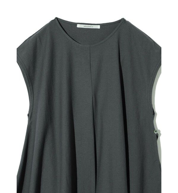 MIDIUMISOLID「MIDIUMISOLID for Ladies ドレープツイストノースリーブ」|Tシャツ・カットソー|
