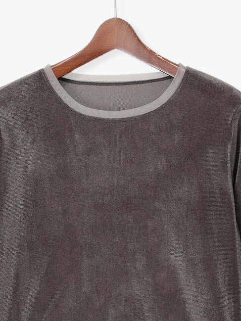 Te chichi「フロッキーチュールトップス」|Tシャツ・カットソー|
