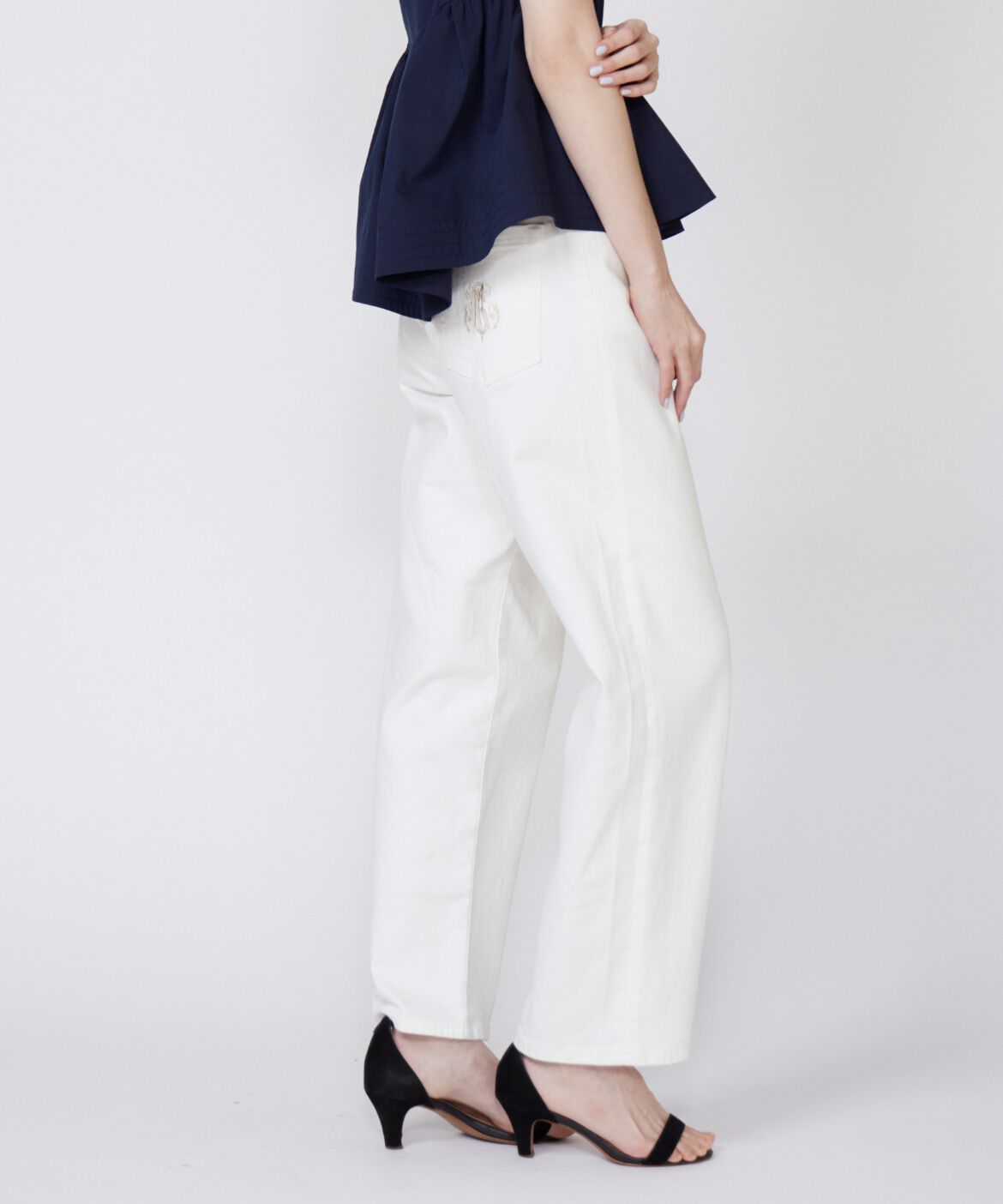 Maglie le cassetto「《Maglie Jeans》カーヴィーラインジーンズ」|その他|ホワイト