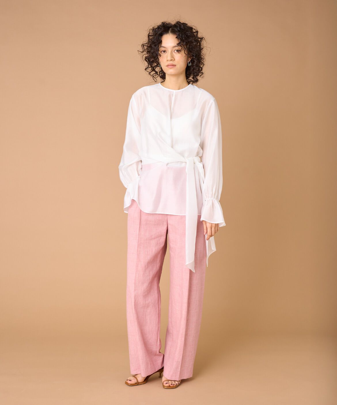 la veille by SUPERIOR CLOSET「《大きいサイズ》タックワイドパンツ」|その他|