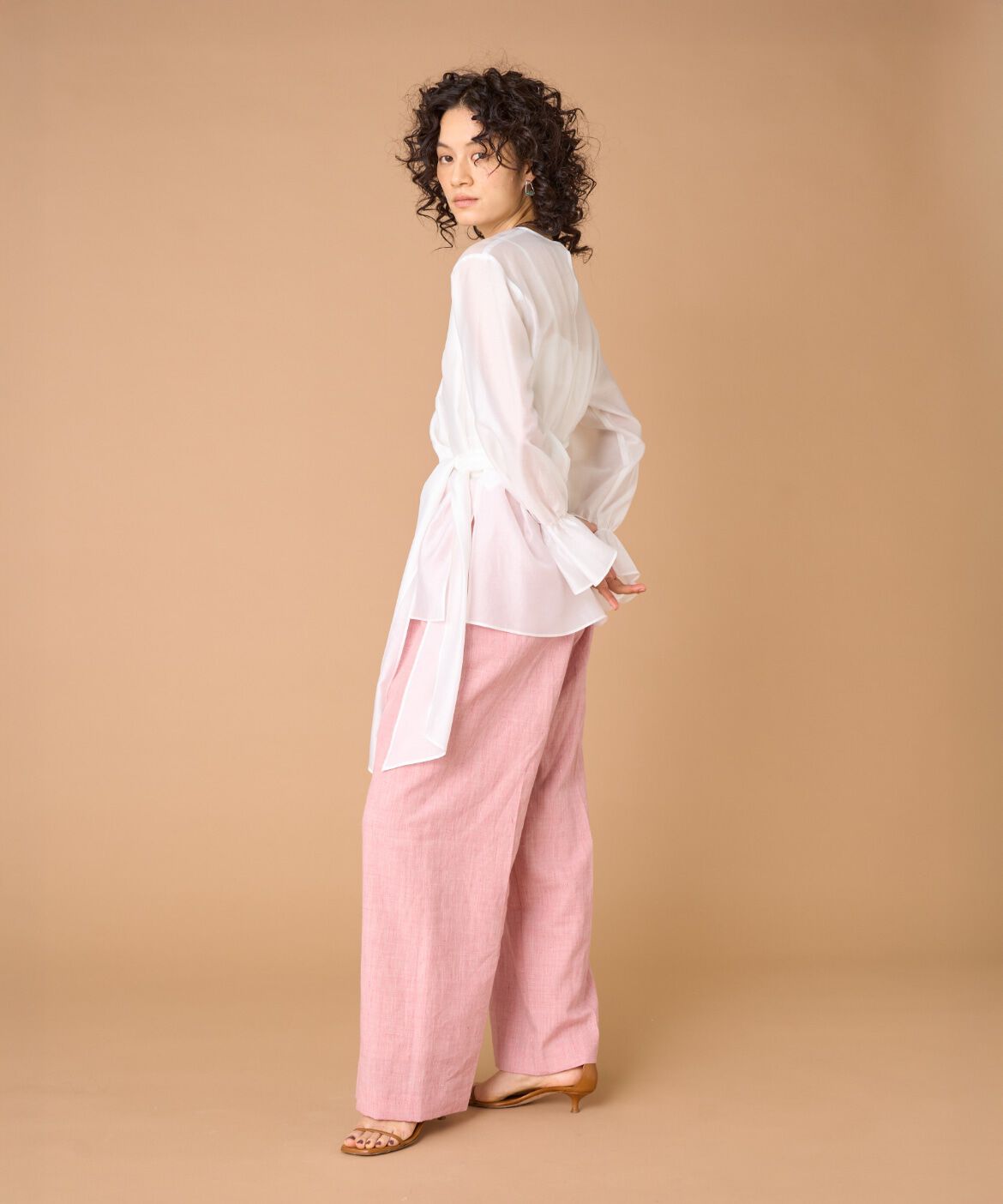 la veille by SUPERIOR CLOSET「《大きいサイズ》タックワイドパンツ」|その他|