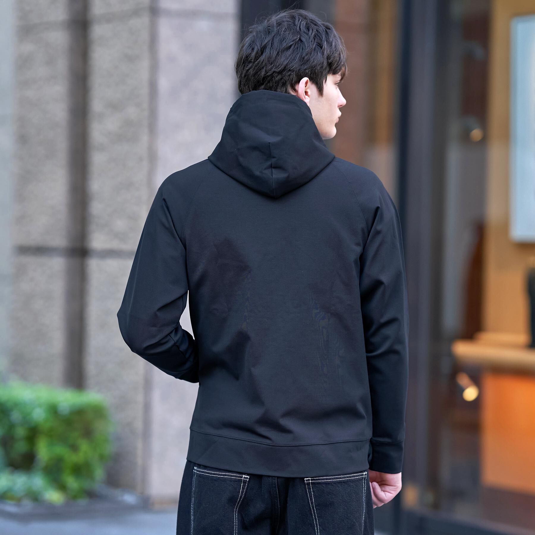 DRESSTERIOR「【接触冷感／セットアップ可】ドライタッチ ハイカウントジップアップパーカ」|パーカー|
