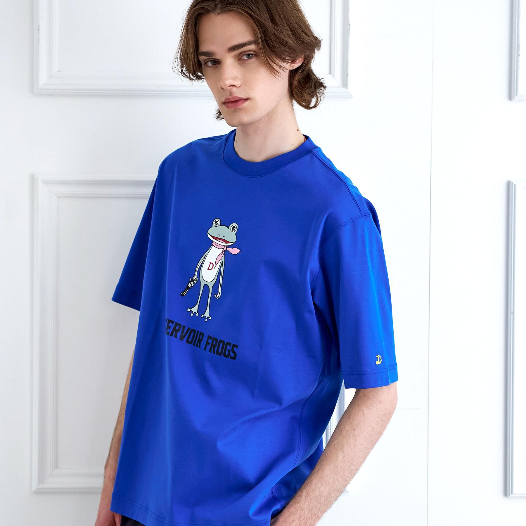 DRESSTERIOR「【接触冷感／抗菌防臭／消臭】ICE CLEAR COTTON フロッグオーバーフィットTシャツ」|Tシャツ・カットソー|