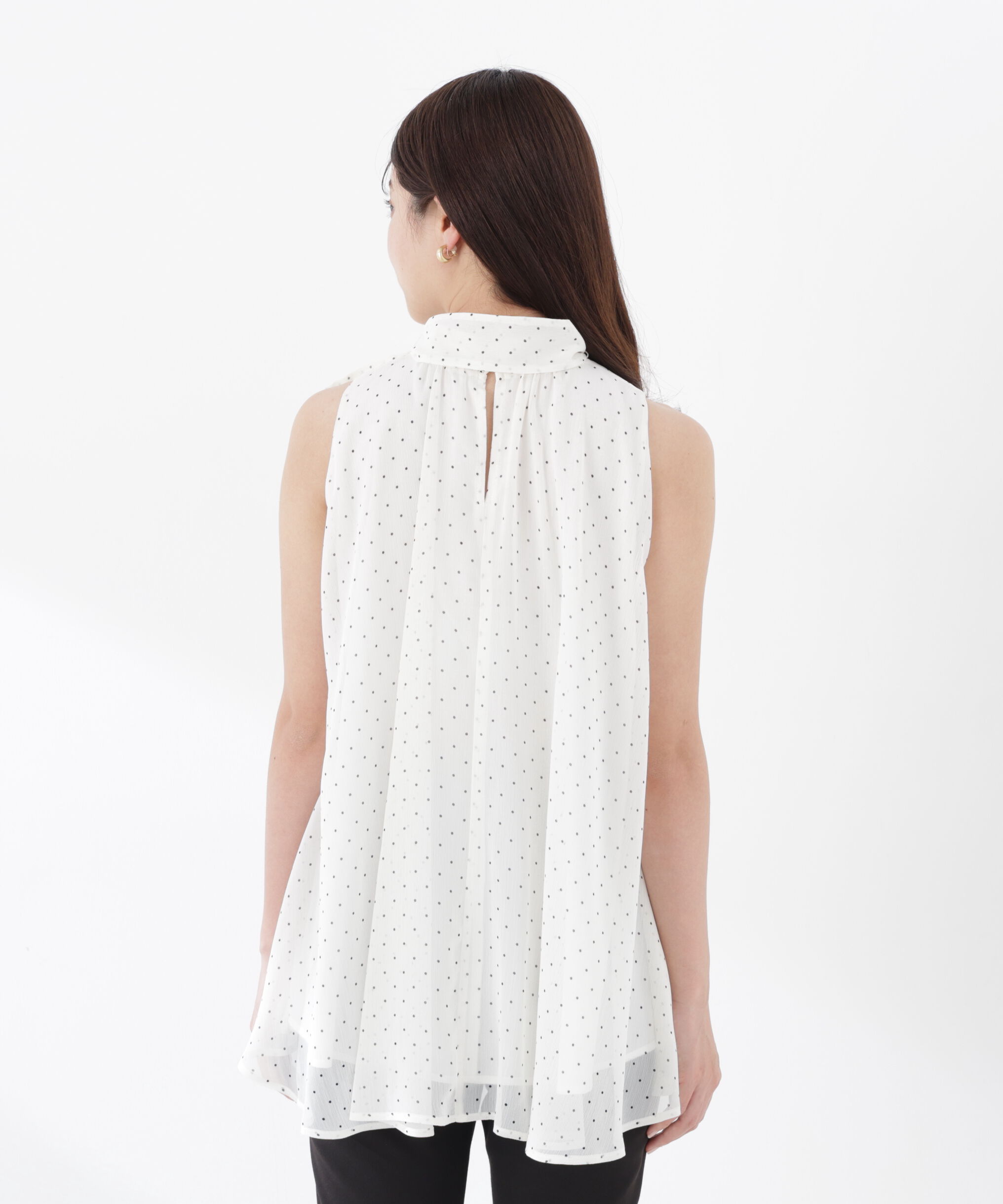 PROPORTION BODY DRESSING「リボン付きギャザーブラウス」|シャツ・ブラウス|