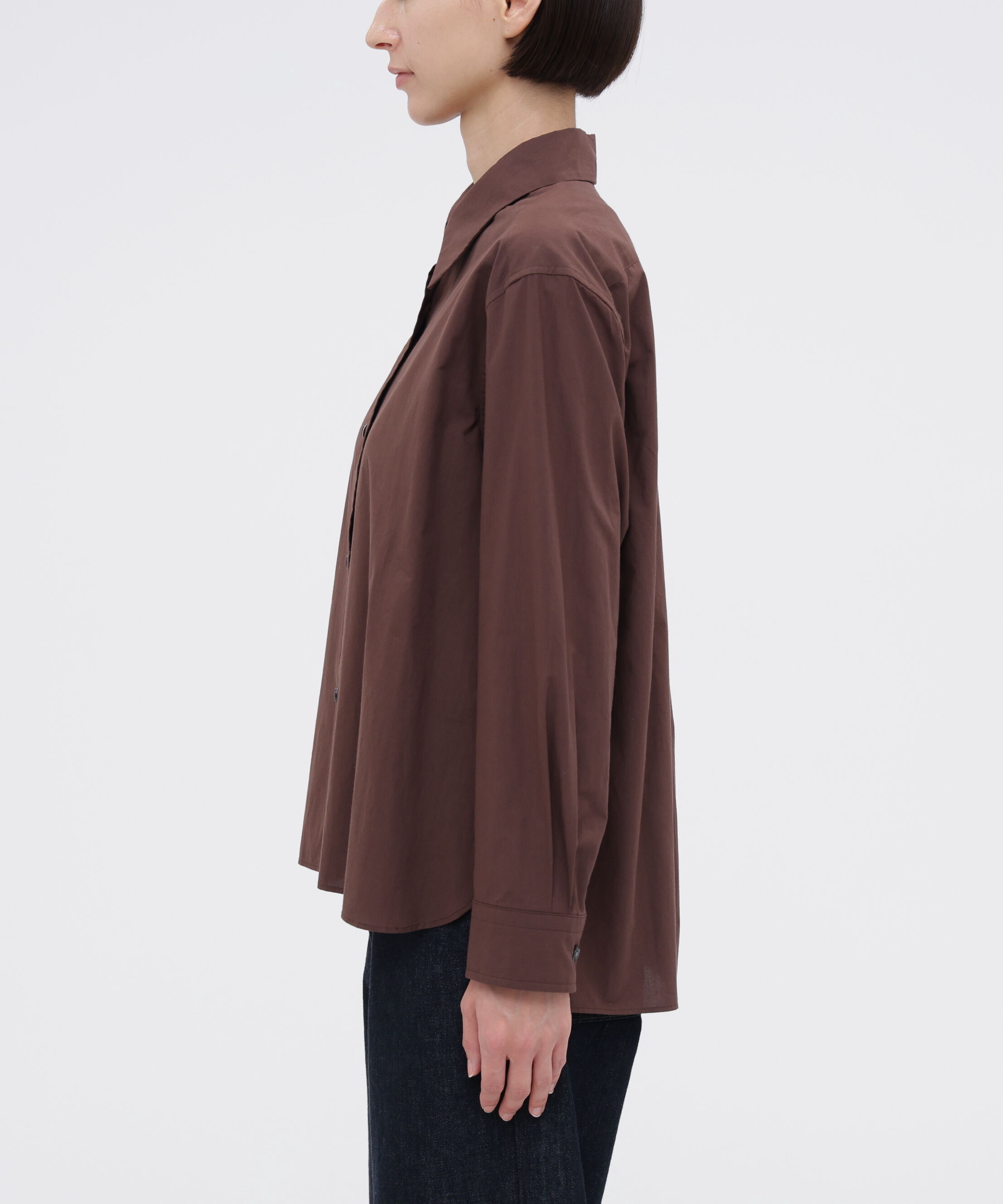  「FINE COUNT COTTON POPLIN SHIRT」|シャツ・ブラウス|