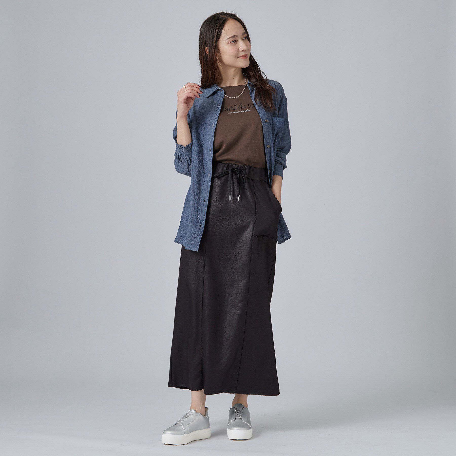 SHOO･LA･RUE「【スッと履ける】キラゴムスリッポン」|スニーカー|