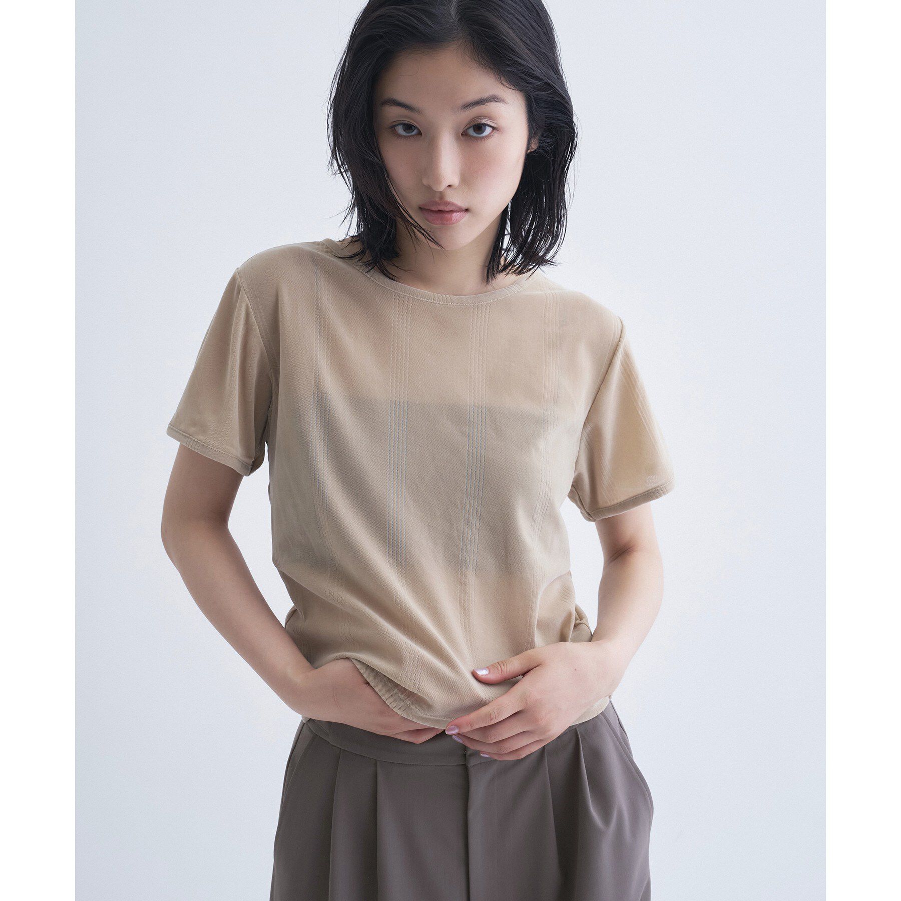 CODE A「Robert P． Miller｜Flocky SS tee」|Tシャツ・カットソー|