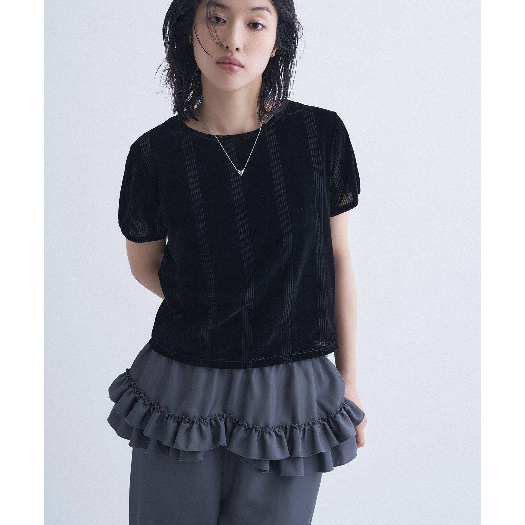 CODE A「Robert P． Miller｜Flocky SS tee」|Tシャツ・カットソー|