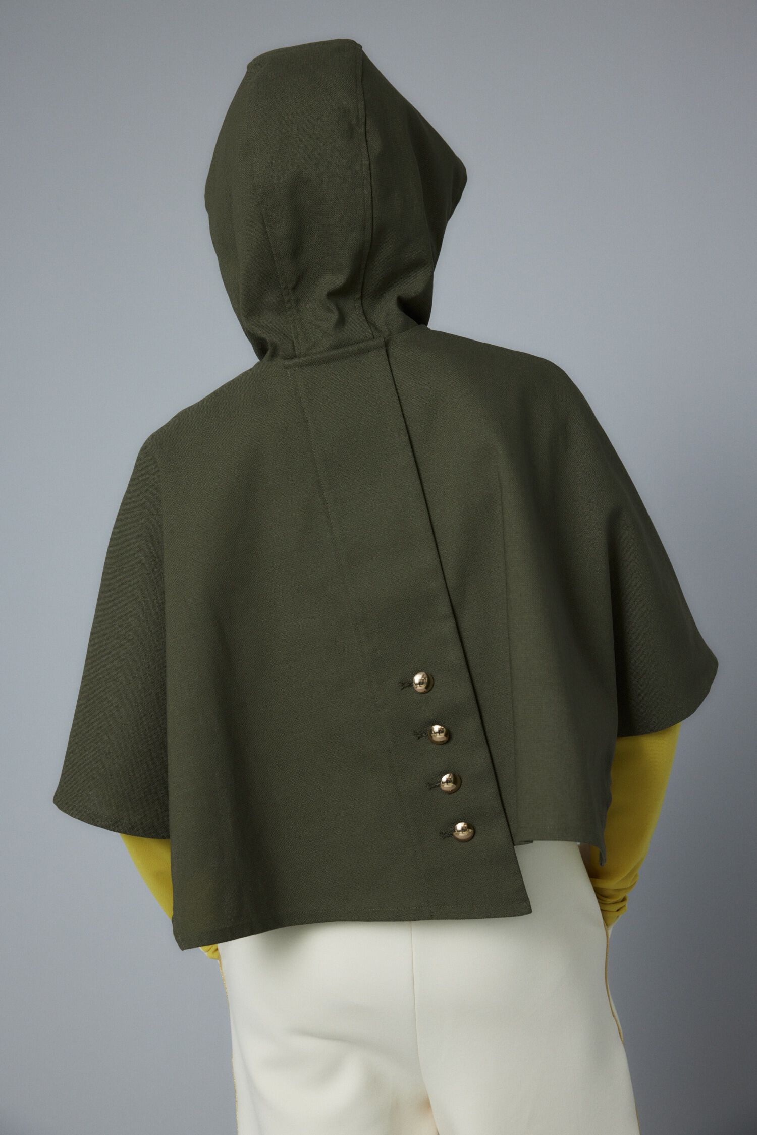 HeRIN.CYE「Back slit poncho」|その他|