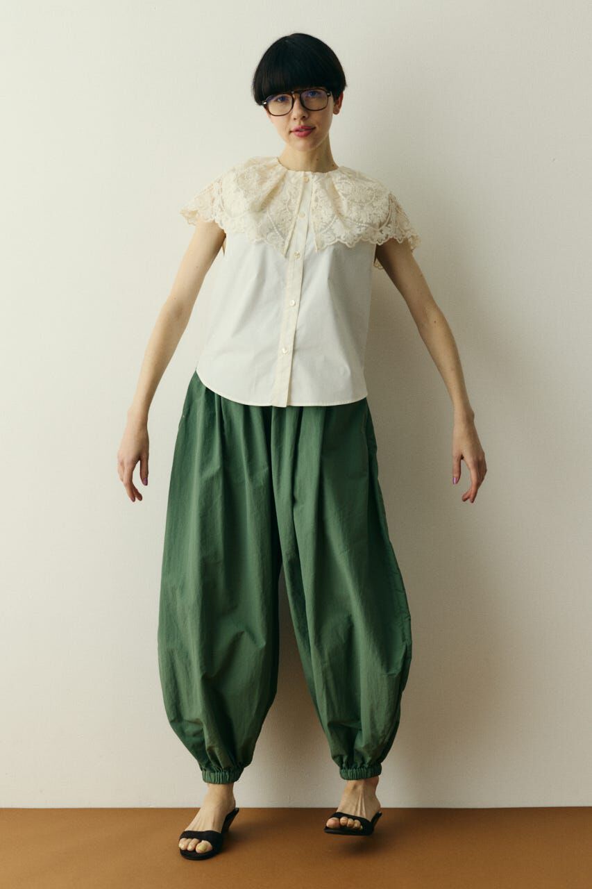 HeRIN.CYE「Lace cape blouse」|シャツ・ブラウス|