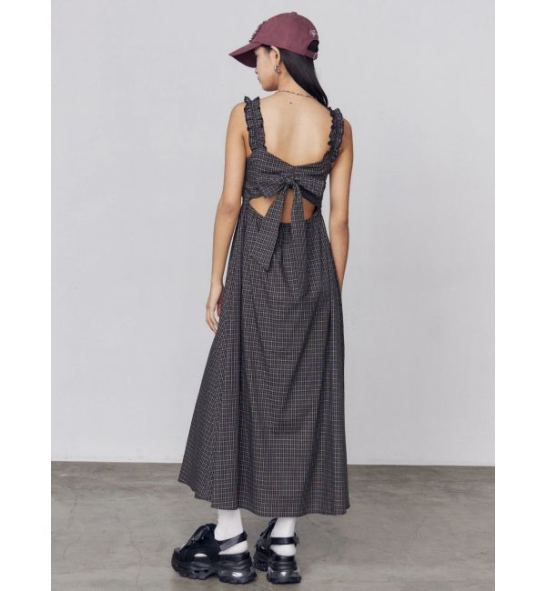EMODA「バックオープンリボンマキシワンピース」|ワンピース|