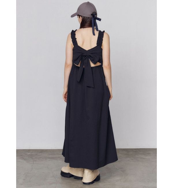 EMODA「バックオープンリボンマキシワンピース」|ワンピース|