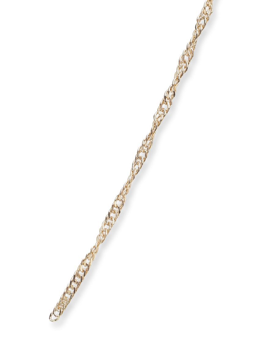 SNIDEL「2wayツイストチェーンピアス」|ピアス|