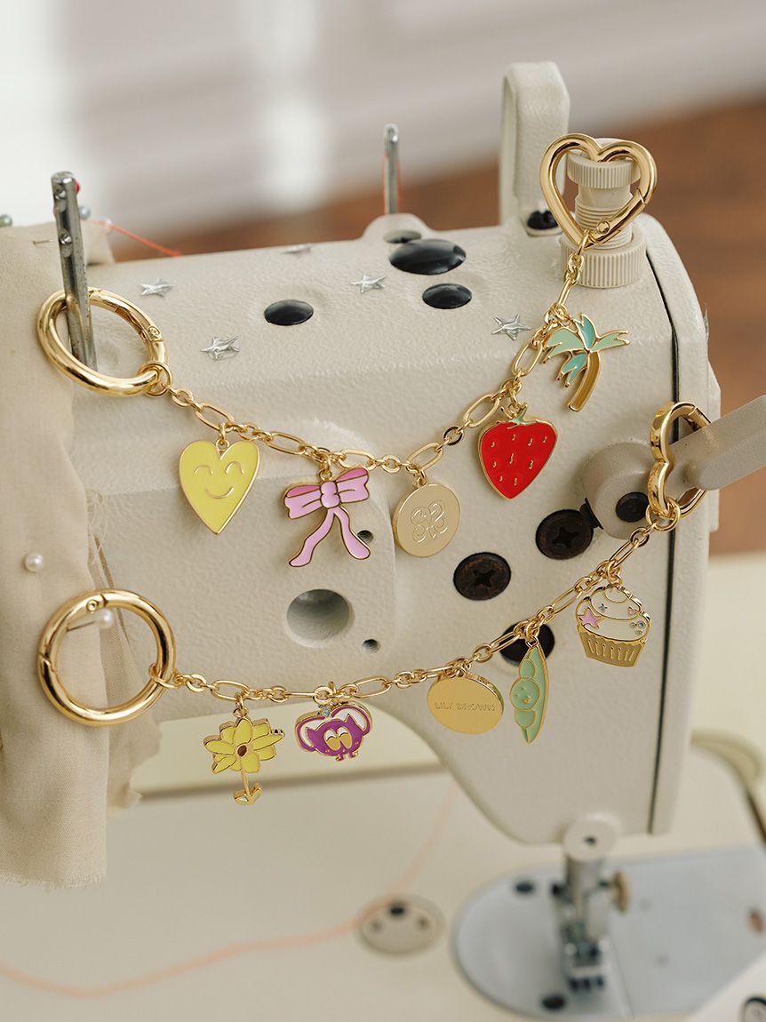 LILY BROWN「【LILY BROWN&times;Hearts2Hearts】メンバーモチーフチャーム」|キーケース|