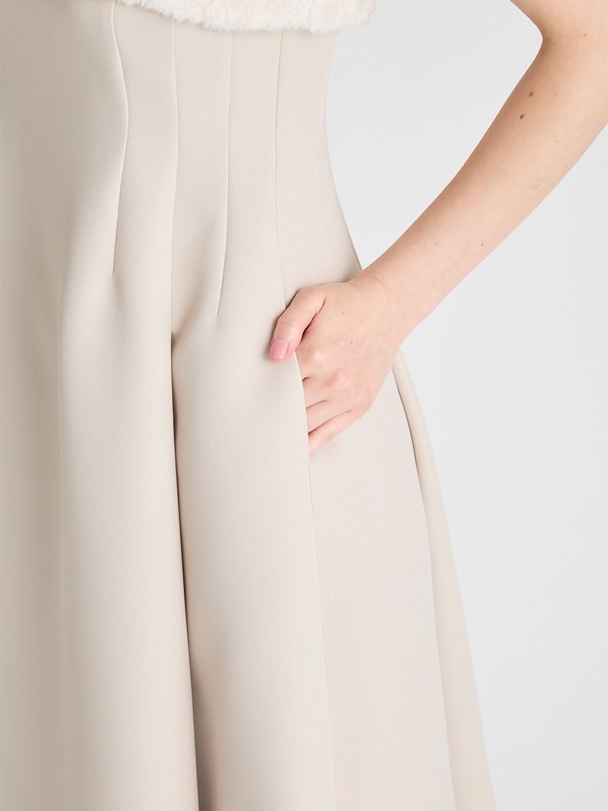 CELFORD「【HANAE MORI&times;CELFORDコラボ】ファードッキングフィット＆フレアドレス」|ドレス|
