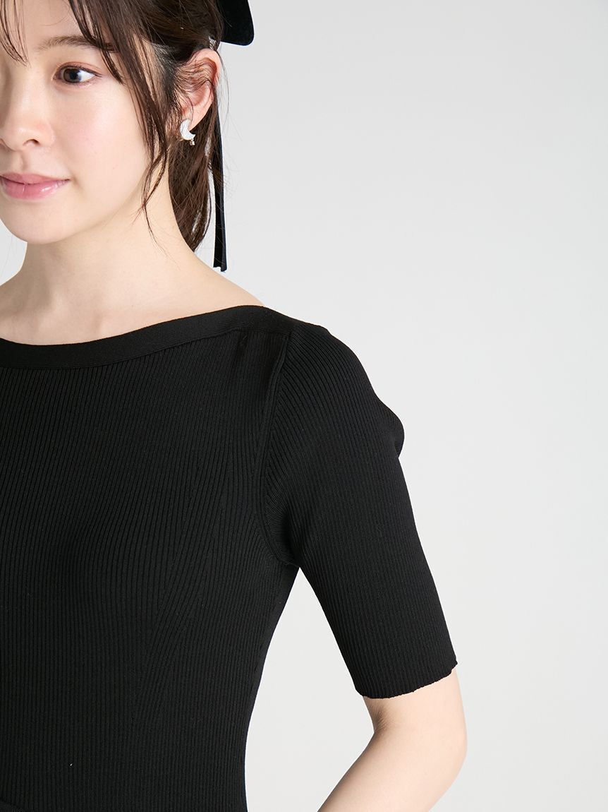 CELFORD「ニットドッキングラッフルワンピース」|ワンピース|