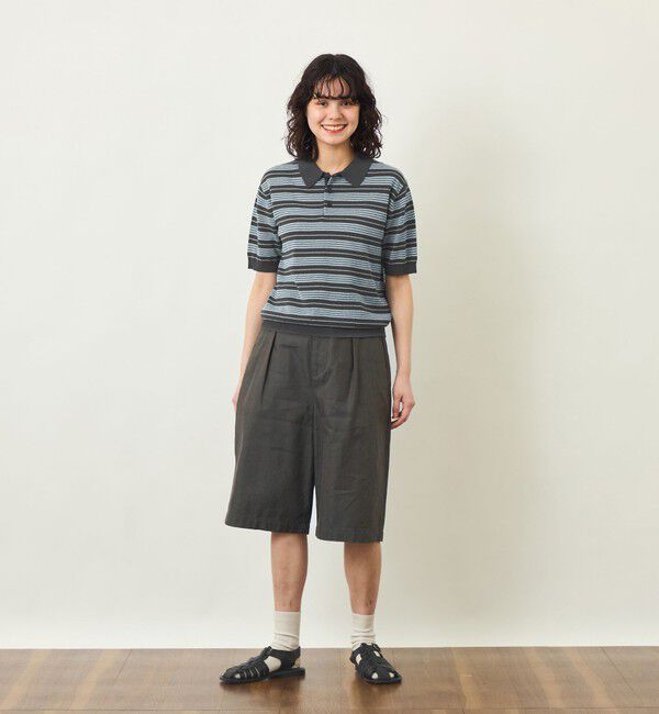 MACKINTOSH PHILOSOPHY「GREY LABEL リネンコットンヘリンボンハーフパンツ」|その他|