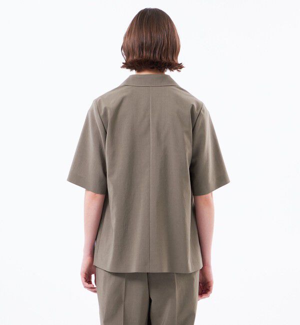 MACKINTOSH PHILOSOPHY「リネンミックスハーフスリーブジャケット」|テーラードジャケット|