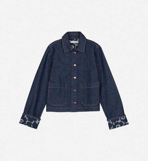 Marimekko「Maridenim Kaanteet Mini Unikko デニムジャケット」|その他|
