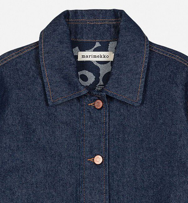 Marimekko「Maridenim Kaanteet Mini Unikko デニムジャケット」|その他|