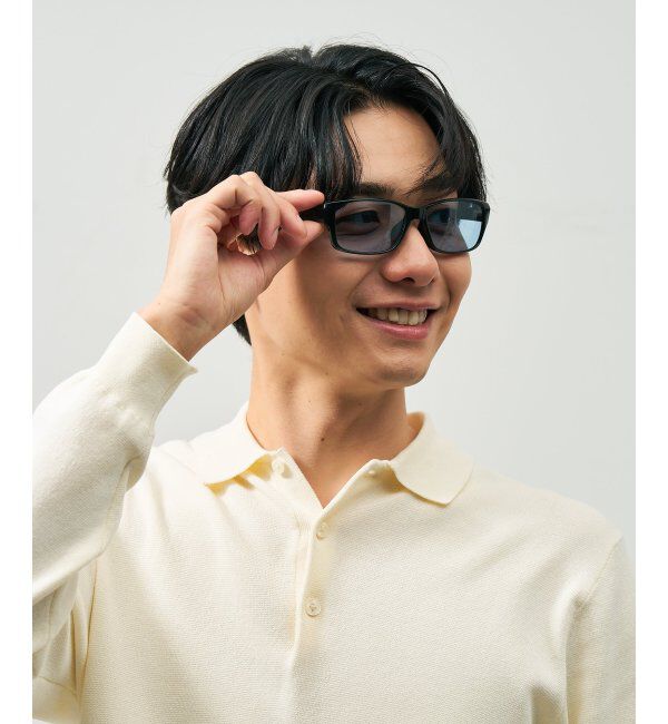  「SUNCUTGlasses/UV100%CUT サングラス カラーレンズ 太縁 紫外線対策 UVカット ユニセックス スポーツ」|サングラス|