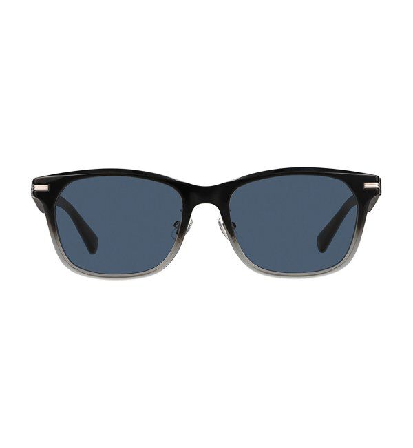  「SUNCUTGlasses/UV100%CUT サングラス レザー調 ラバーテンプル 紫外線対策 UV対策 UVカット ズレ落ち防止」|サングラス|