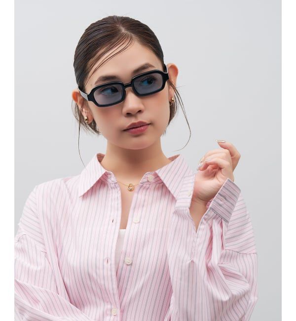  「SUNCUTGlasses/UV100%CUT ウェリントン型 サングラス | カラーレンズ 太縁フレーム  紫外線対策 UVカット」|サングラス|