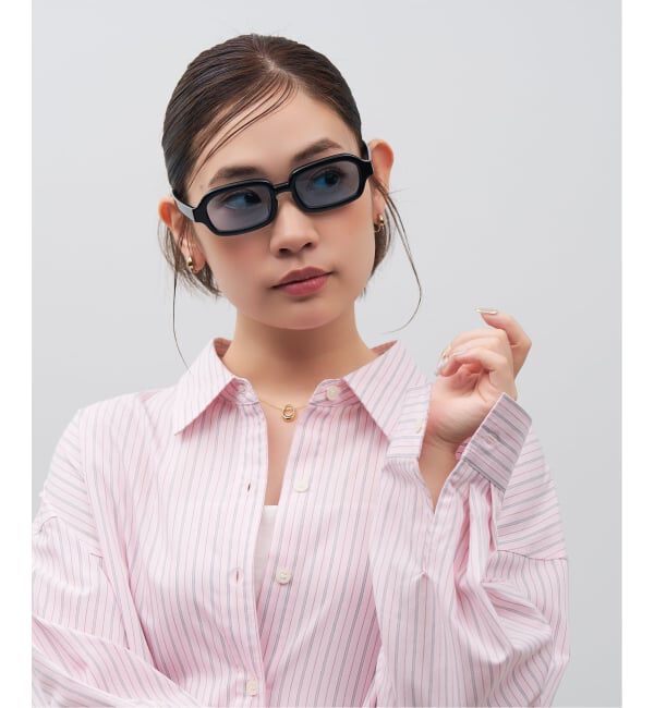  「SUNCUTGlasses/UV100%CUT ウェリントン型 サングラス | カラーレンズ 太縁フレーム  紫外線対策 UVカット」|サングラス|