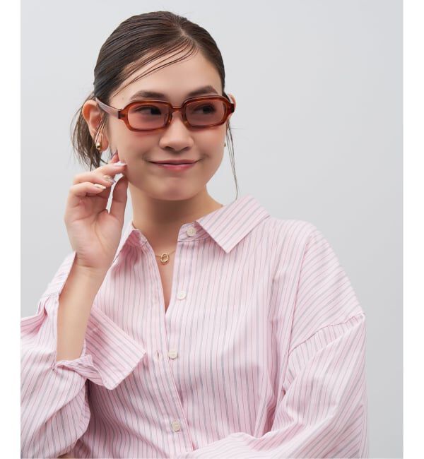  「SUNCUTGlasses/UV100%CUT ウェリントン型 サングラス | カラーレンズ 太縁フレーム  紫外線対策 UVカット」|サングラス|
